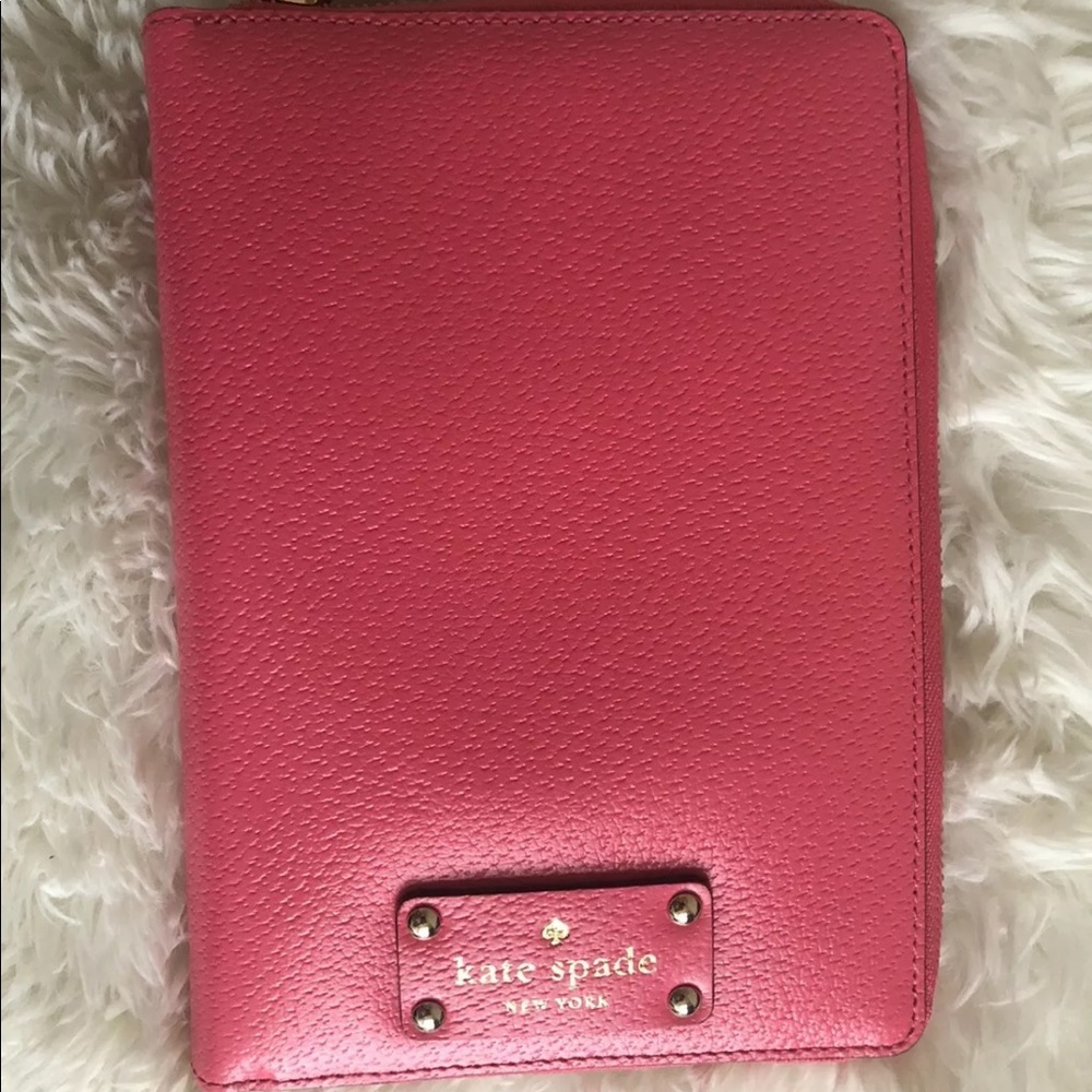 🎀 Kate Spade Caberet Pink Leather Planner Agenda